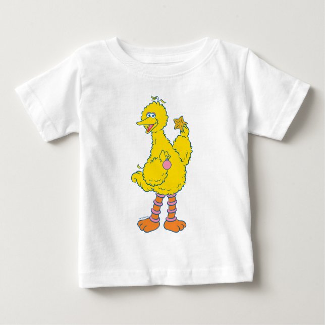Big Bird Holding jul Ornaments T Shirt (Framsida)