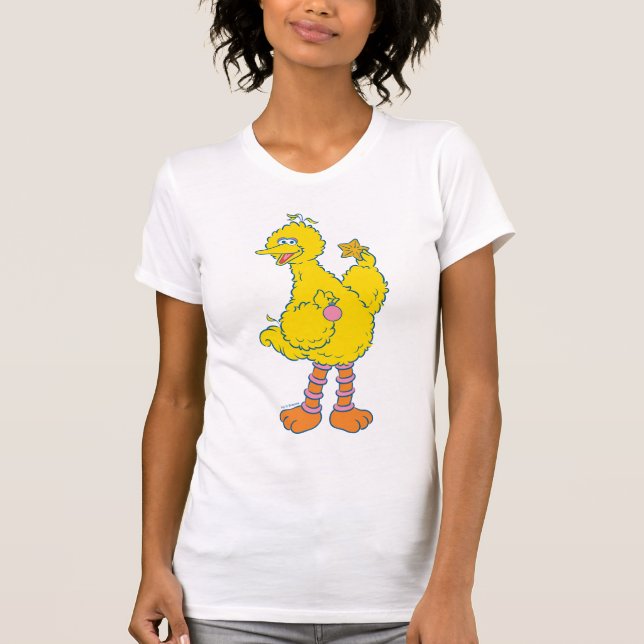 Big Bird Holding jul Ornaments T Shirt (Framsida)