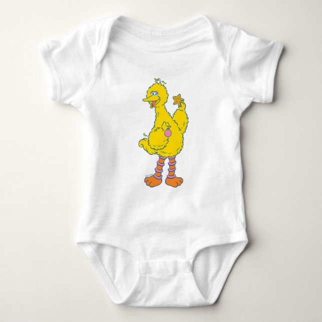 Big Bird Holding jul Ornaments T Shirt (Framsida)