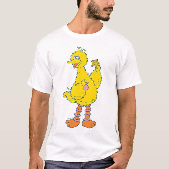 Big Bird Holding jul Ornaments T Shirt (Framsida)