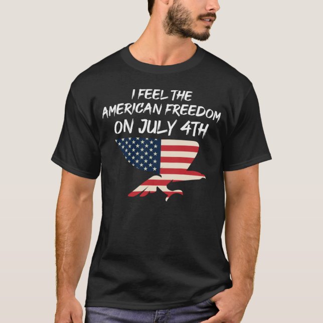 Big Bird on July 4th T Shirt (Framsida)