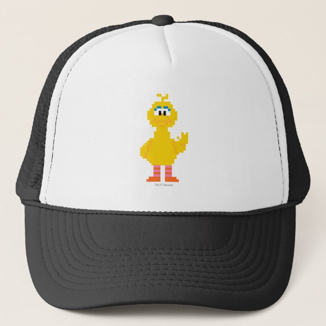 Big Bird Pixel Art Truckerkeps (Framsida)