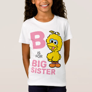 Big Bird   S är för Big Sister T Shirt