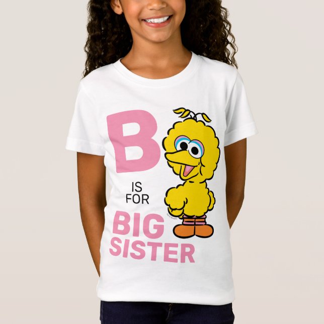 Big Bird | S är för Big Sister T Shirt (Framsida)