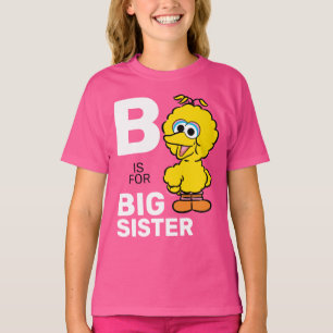 Big Bird   S är för Big Sister T Shirt