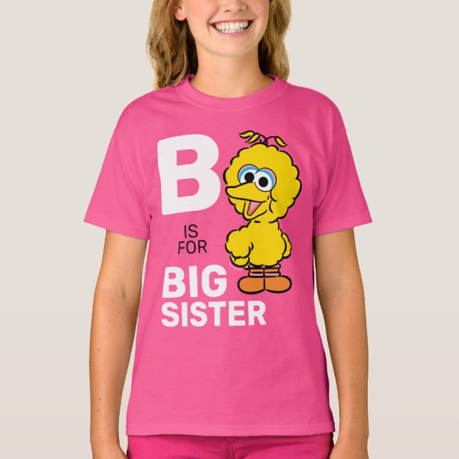 Big Bird | S är för Big Sister T Shirt (Framsida)
