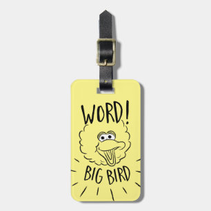 Big Bird Skate Logotyp - Ord! Big Bird Bagagebricka
