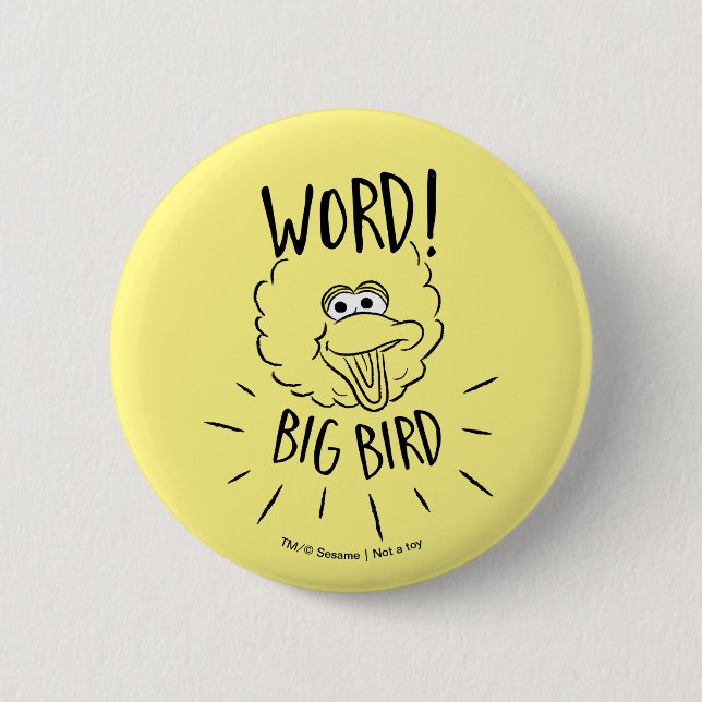 Big Bird Skate Logotyp - Ord! Big Bird Knapp (Framsida)