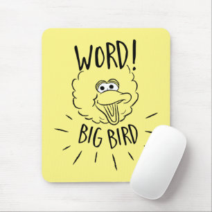 Big Bird Skate-logotyp - Word! Big Bird Musmatta