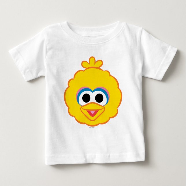 Big Bird Smiling Ansikte 2 Tee (Framsida)