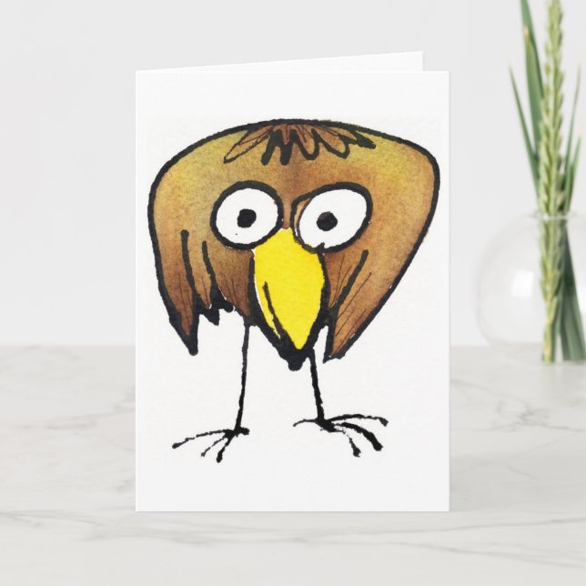 Big Birdie Notecard Kort (Framsida)