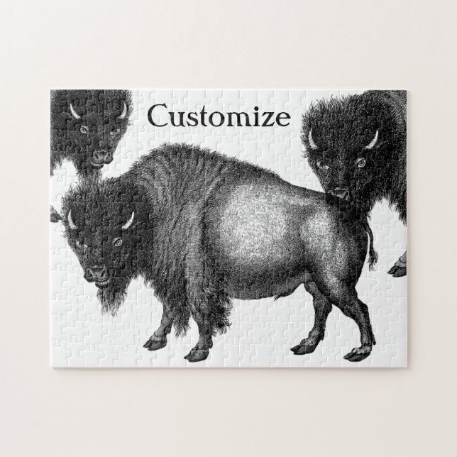 Big Bison Buffalo Thunder_Cove Pussel (Horisontell)