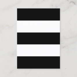 Big Black and White Rand Visitkort