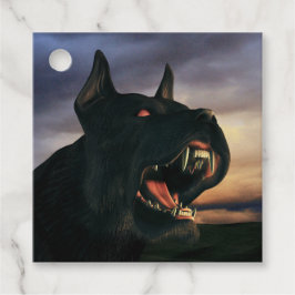 Big, black dog gåvor etiketter