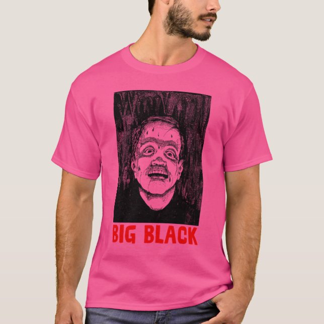 Big Black Original Fläkt-teckning T Shirt (Framsida)