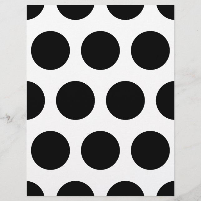 Big Black Polka dots Flyer (Framsidan)