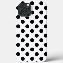 Big Black Polka Dots On White Cool Stylish Pattern