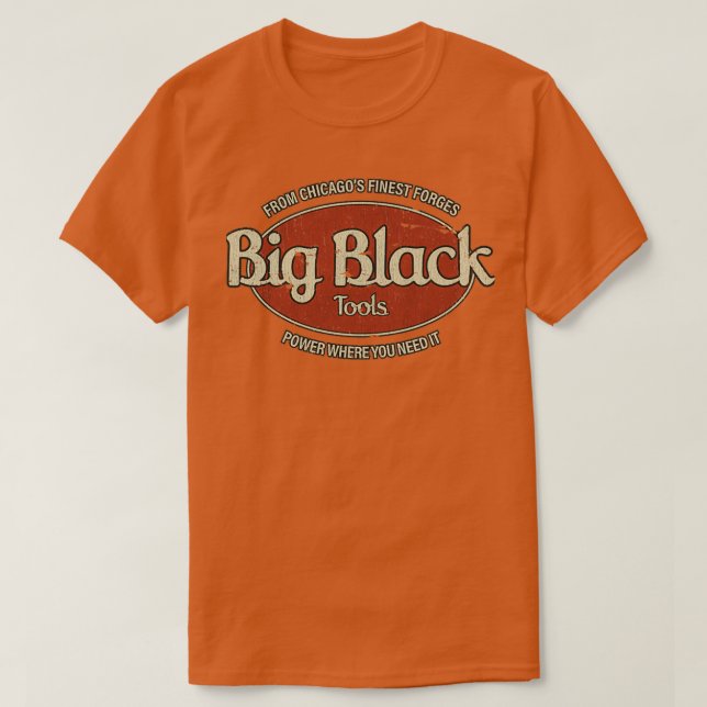 Big Black Tools 1981 T Shirt (Design framsida)
