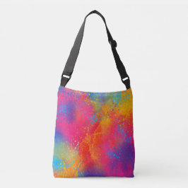 Big Blast of Färg Crossbody Tote Bag Axelväska