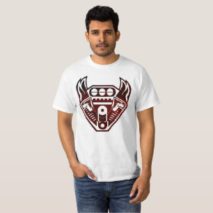 Big Block Tävla Engine T Shirt