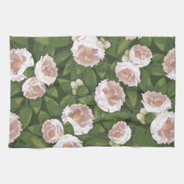 Big Bloom Camellia Charm Kökshandduk