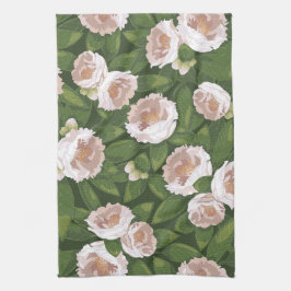 Big Bloom Camellia Charm Kökshandduk