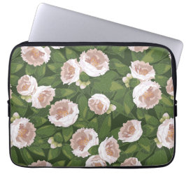 Big Bloom Camellia Charm Laptop Fodral