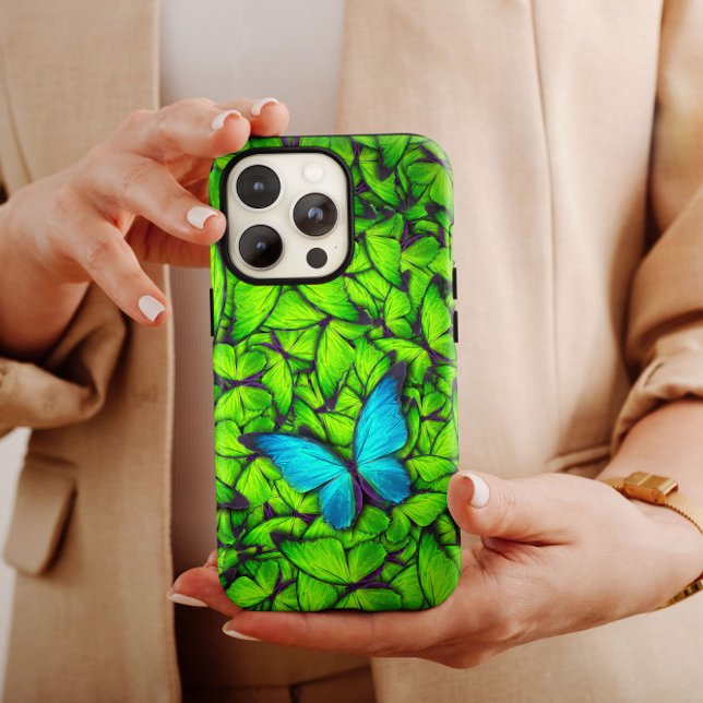 Big Blue Butterfly iPhone | Butterfly iPhone 13 (Skapare uppladdad)