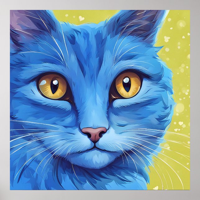 Big Blue Cat. Poster (Framsidan)