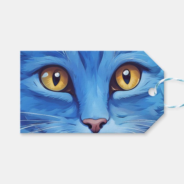 Big Blue Cat. Presentetikett (Framsidan (Horisontell))