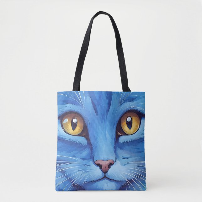 Big Blue Cat Tygkasse (Framsida)