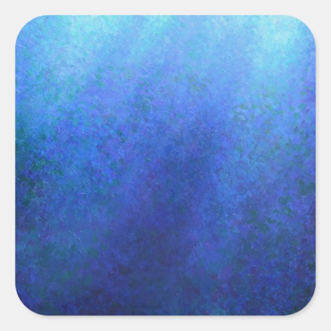 Big Blue Fyrkantigt Klistermärke (Framsida)