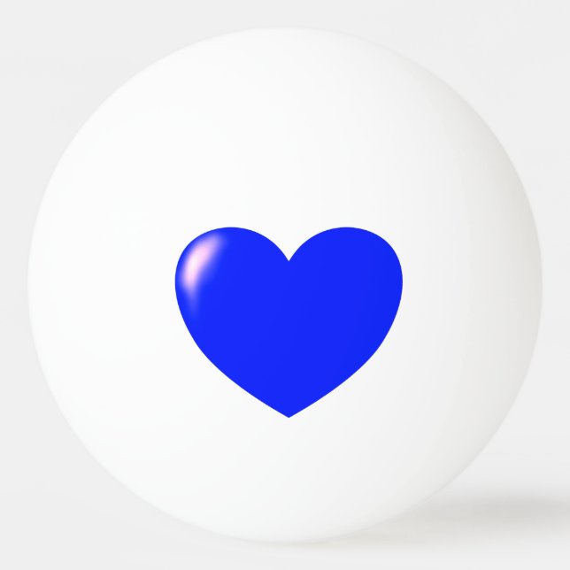 Big Blue Heart Pong Pong Boll (Framsidan)