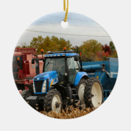 Big Blue Julgransprydnad Keramik