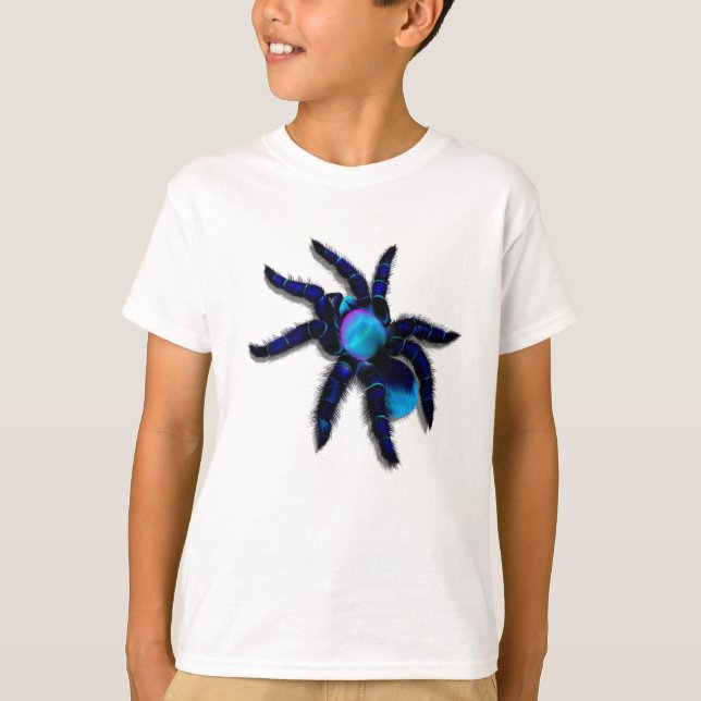 Big Blue Spider Shirt T (Framsida)
