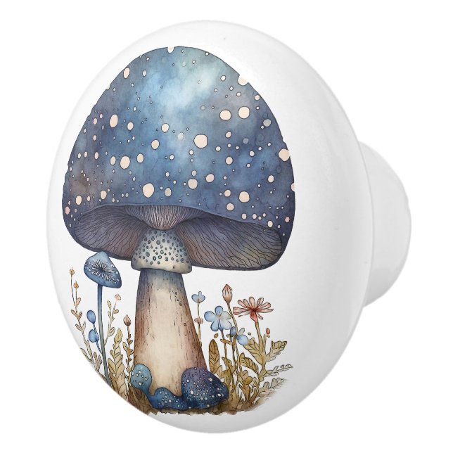 Big Blue Toadstool Knopp (Höger)