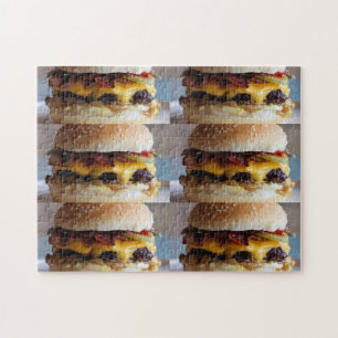Big Bob's bacon ost burger puzzle Pussel