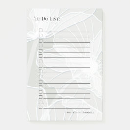 Big Bold Hollyhocks CHOSE FÄRG Post-it Block