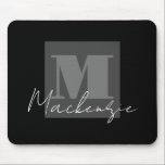 Big Bold Monogram Mousepad Musmatta<br><div class="desc">Big Bold Monogram personlig mousserande.</div>