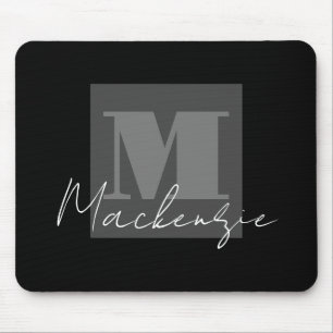 Big Bold Monogram Mousepad Musmatta