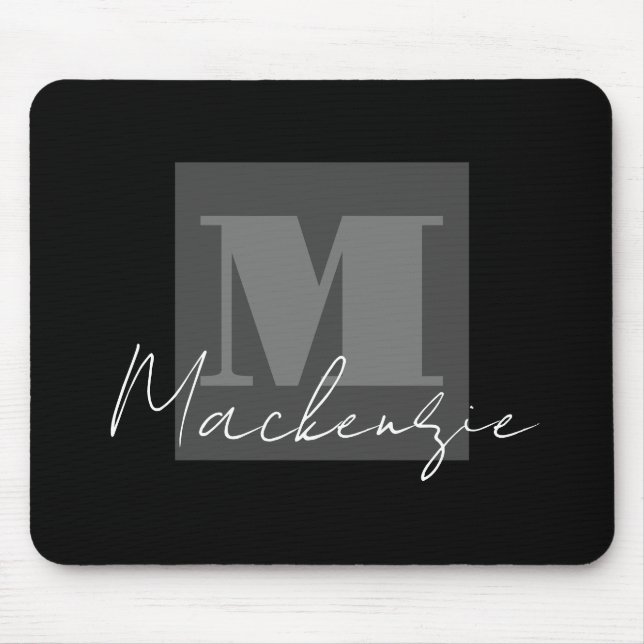 Big Bold Monogram Mousepad Musmatta (Framsidan)