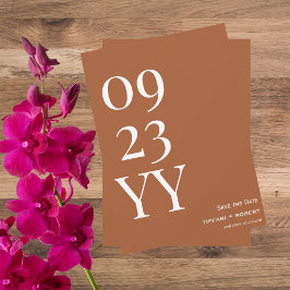 Big Bold Terracotta Spara Datumet