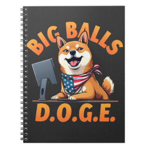 Big Bollar Doge Department of Government Efficienc Anteckningsbok