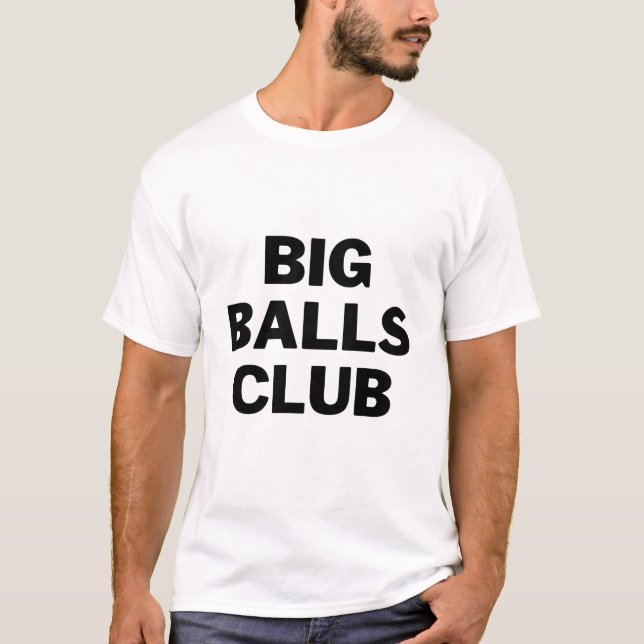 Big Bollar Klubb Gult | Bästa gåva för vänner T Shirt (Framsida)