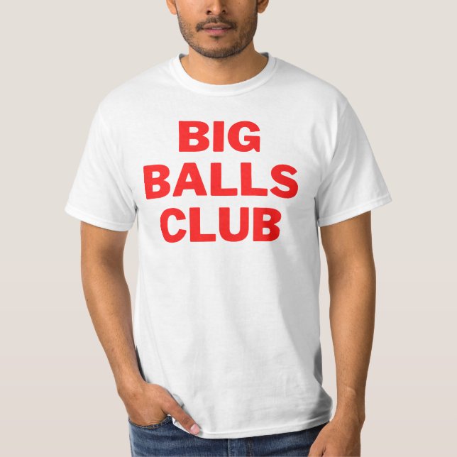 Big Bollar Klubb Red | Bästa gåva | T-shirt (Framsida)