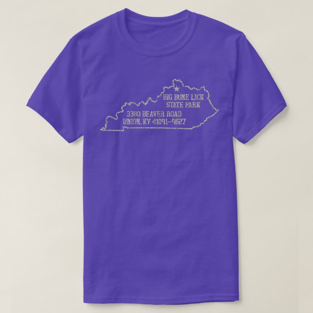 Big Bone Slickar State Park 1960 T Shirt (Design framsida)