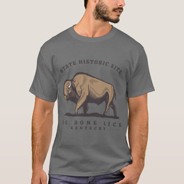 Big Bone Slickar State Park T Shirt (Framsida)