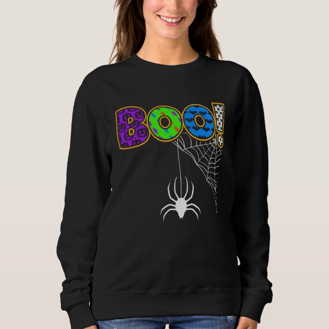 Big Boo Cute Spider Sarcastic Halloween Costume B T Shirt (Framsida)