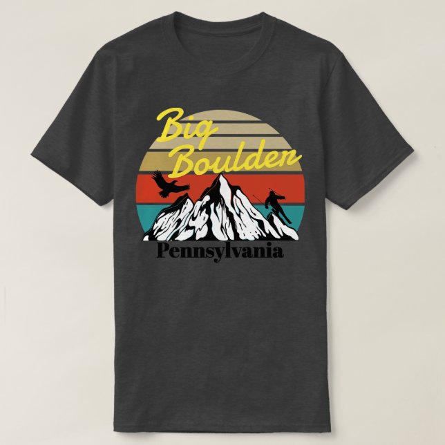 Big Boulder ski Pennsylvania T Shirt (Design framsida)