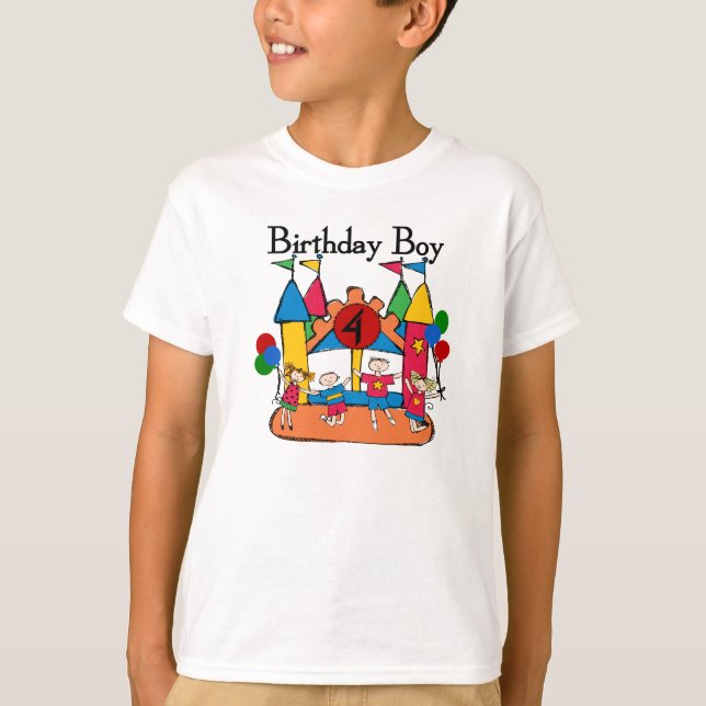 Big BounBoy 4e födelsedagen Tshirts och Gifts (Framsida)